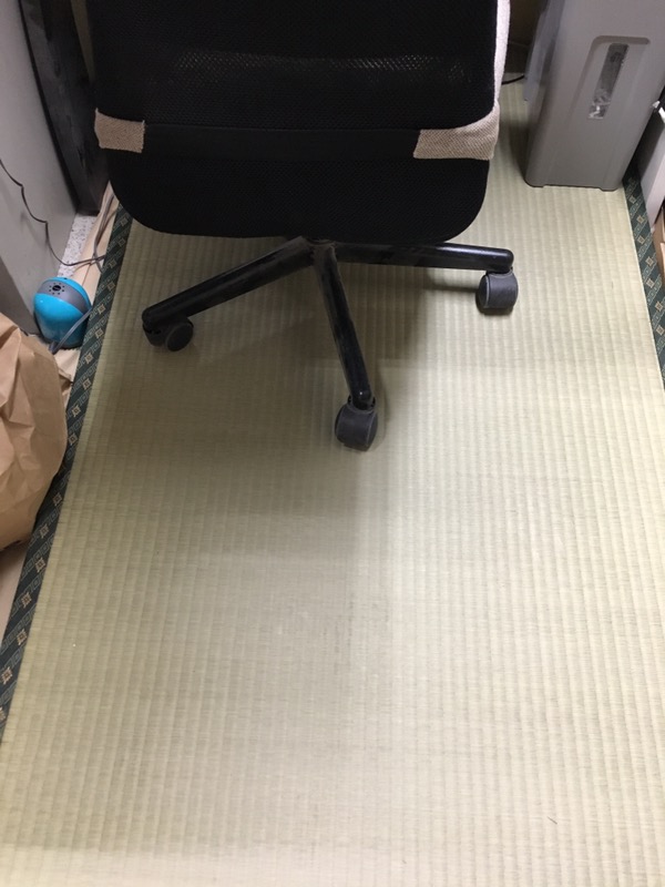 耐久テスト 東京都北区の畳店 カビに強い畳 ヘリなし畳は八巻畳店